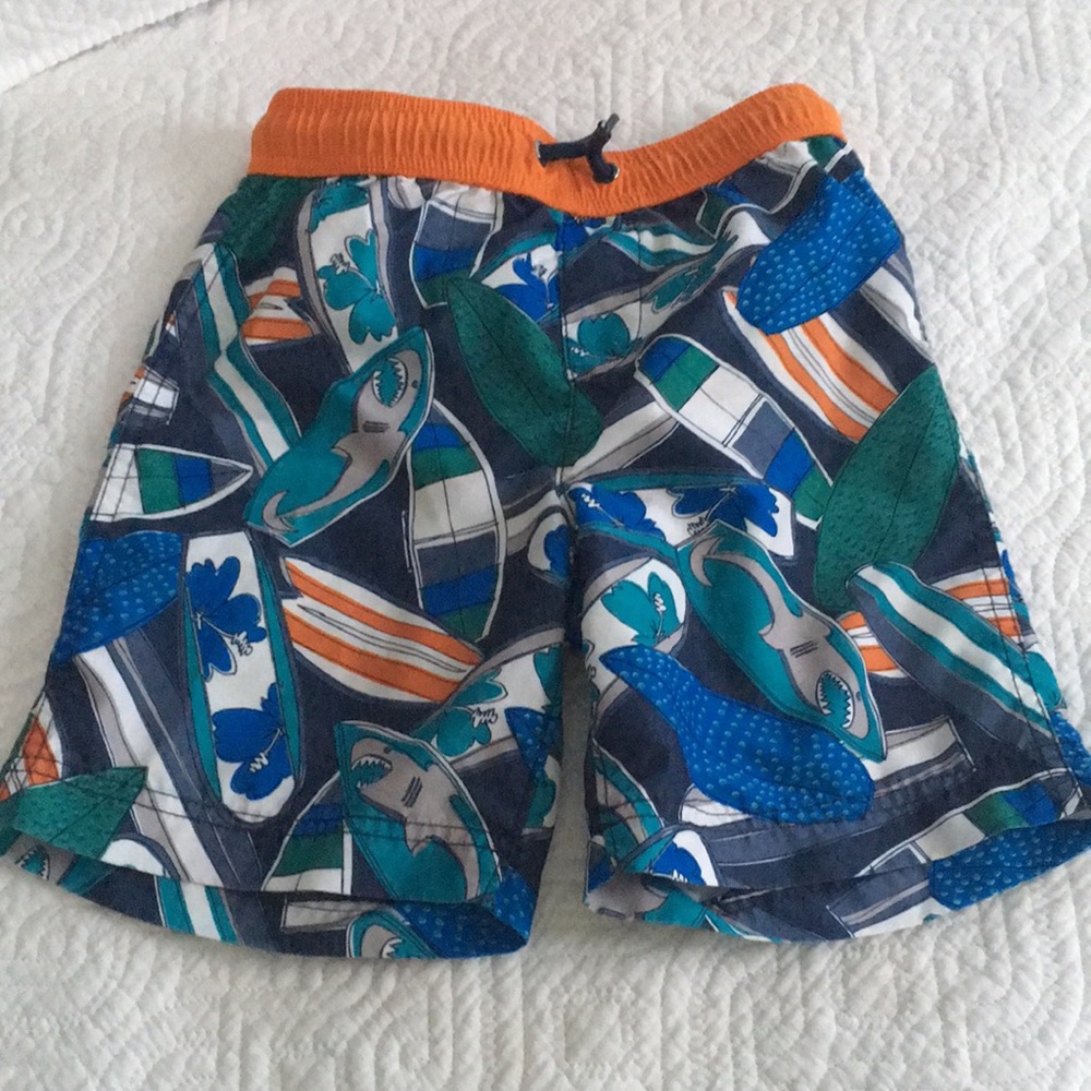 Lands End Boys Swim Trunks